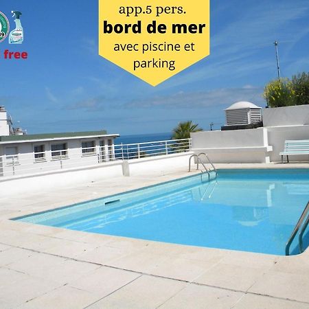 App Le Rocazur Avec Piscine Et Parking En Bord De Mer A 500M Du Centre Ville Menton Luaran gambar